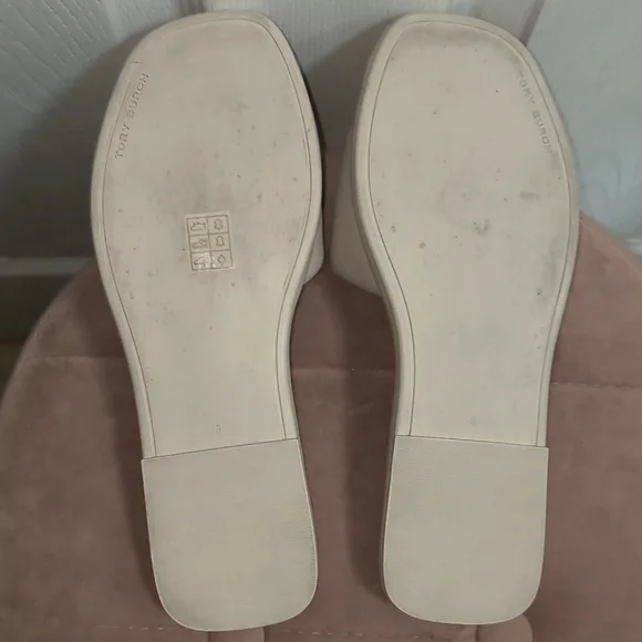 Tory Burch Double T Leather Sport Slide Size 8 - Picture 7 of 8